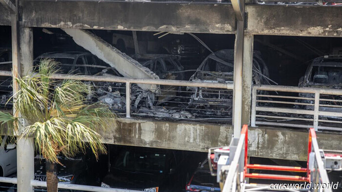 Mysterious Fire Consumes 50 Vehicles at Florida Airport | Carscoops